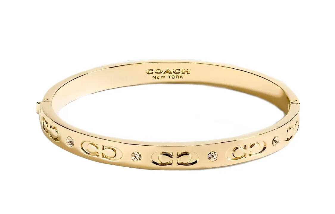 COACH Brass Bangles Women's Gold/Rose Gold