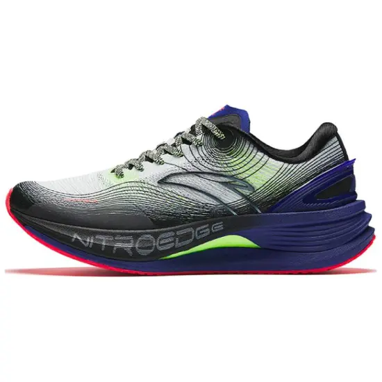ANTA Champion Running Shoes Lite Running Shoes Men Low-Top White Black Blue
