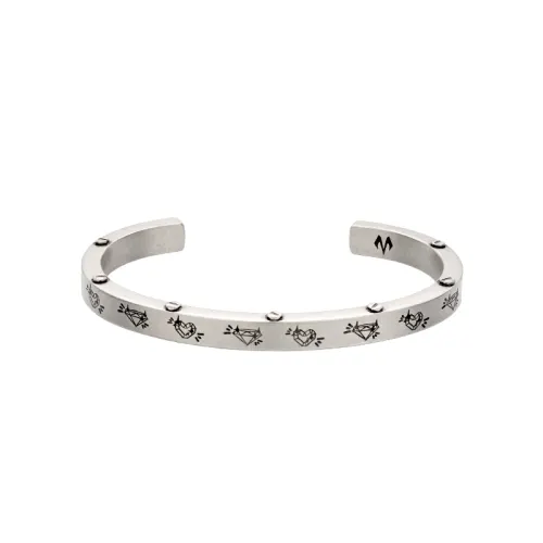 BABAMA Titanium Steel Bangles Unisex