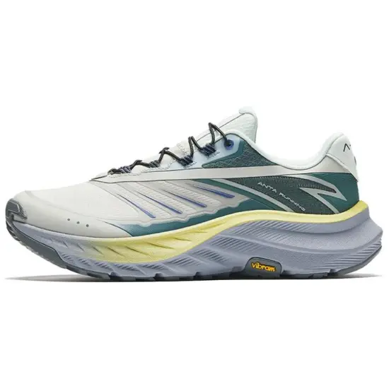Anta Explore The Wilderness Durable Breathable Lightweight Low-Top Casual Running Shoes Men's Cool Green