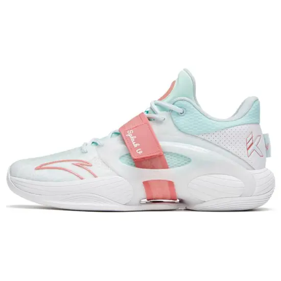 ANTA KT-SPLASH-V Basketball Shoes Men Low-Top White/Green/Pink