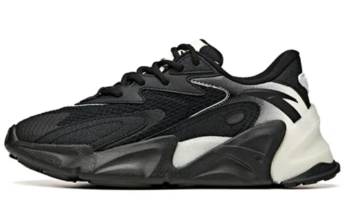 Anta Life Collection Breathable, Slip Resistant, Lightweight Low top Sports Casual Shoes Women's Black White