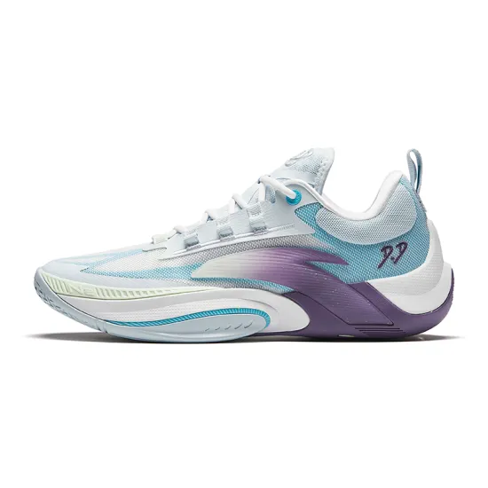 Anta Instantaneous 1 MOP Cushioning Wear Resistant Low Top Basketball Shoes Men's Phantom Blue