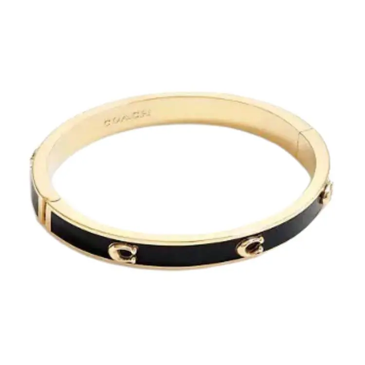 Coach logo-embossed bracelet