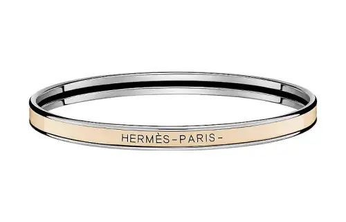 HERMES Uni Bangles Women's Beige