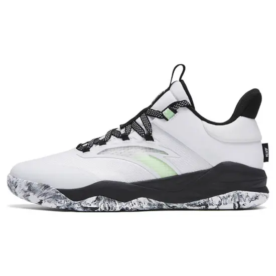 ANTA Bastard Vintage Basketball Shoes Men Low-Top White Black