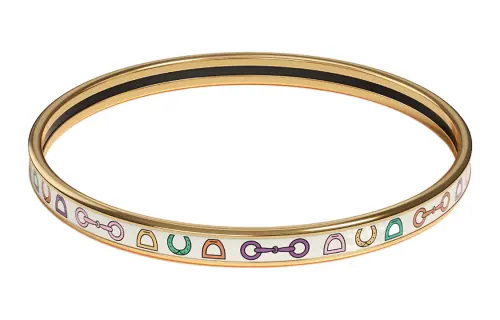 HERMES Bangles Unisex Gold