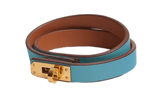 HERMES Bangles Women's Denim Blue