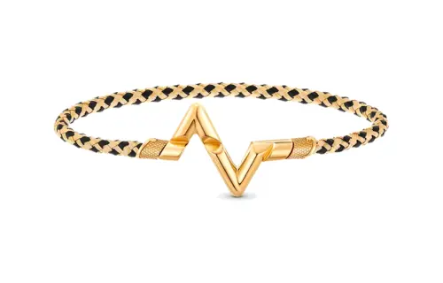 LOUIS VUITTON Volt Bangles Unisex Gold