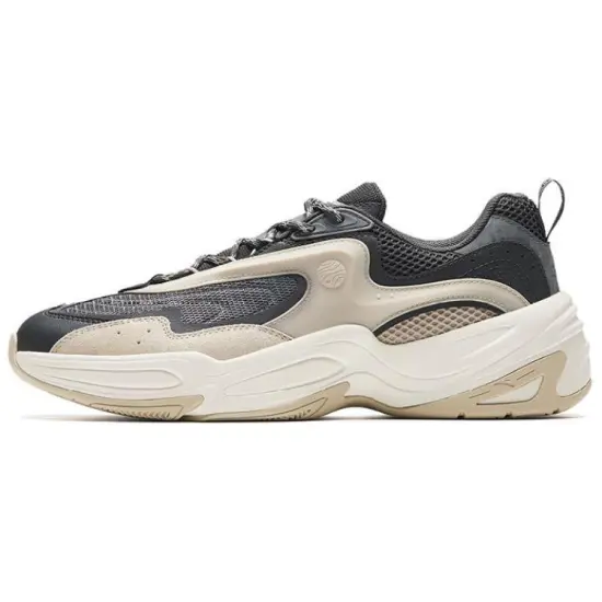 ANTA Through Chunky Sneakers Men Low-Top Castle Gray/Cold Gray/Light Smoke Gray