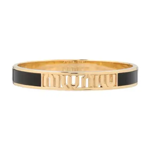 【Replicated_PMPrevious Season】logo-plaque enamel bracelet
