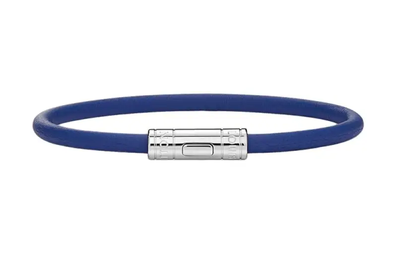 LOUIS VUITTON Nappa Leather Bangles Men's Blue