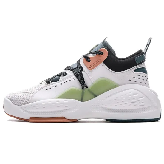 ANTA Bastard Casual Shoes Men High-Top White/Green