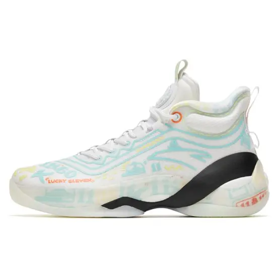ANTA KT7 Pro Basketball Shoes Men High-Top Blue White/Black