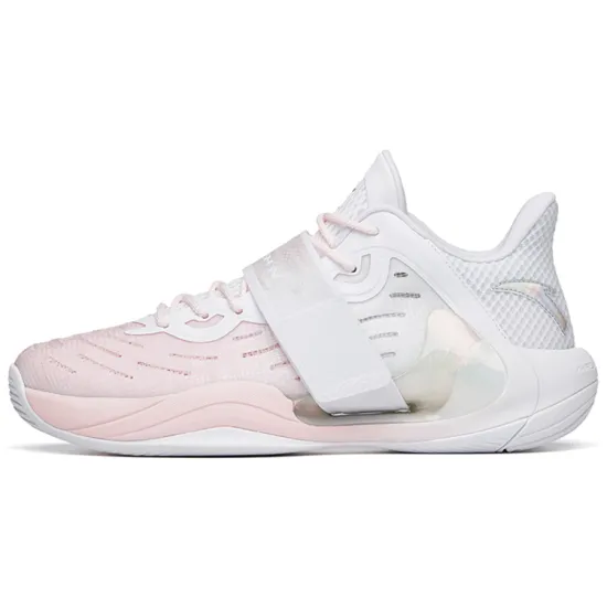 ANTA Water Flower 4 Basketball Shoes Men Low Top White/Pink