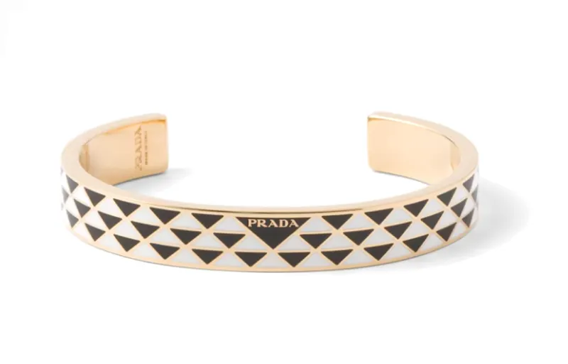 PRADA Bangles Women's Black/White