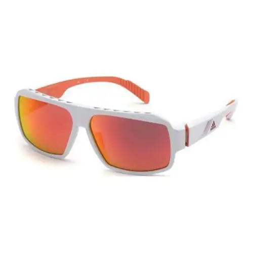 Adidas Plastic Square Sunglasses Men's White
