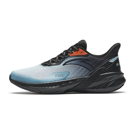 Anta DuCi4 Cushioned Slip Resistant Low Top Running Shoes Men's Blue