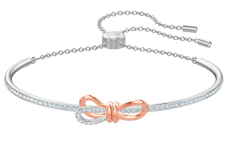 Женский браслет Swarovski Lifelong Bow 5447079 (серебристый)