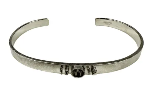 Maison Margiela 925 Sterling Silver Bangles Men's Silver
