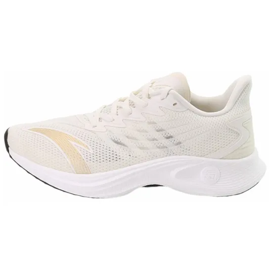 ANTA MACH 2.0 Running Shoes Men Low-Top Ivory White