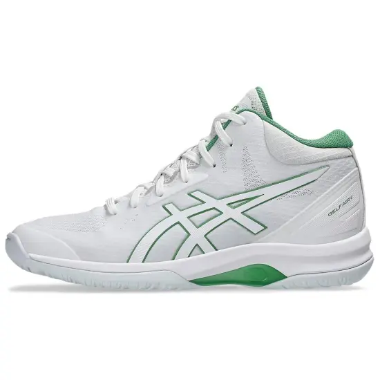 Asics LADY GELFAIRY 9 Basketball Shoes Women's Mid-Top White/Green