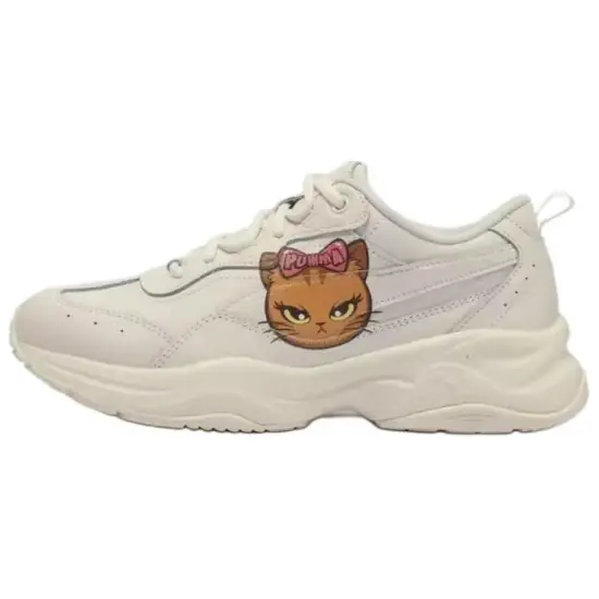 PUMA Slip-Resistant Low-Top Casual Shoes Women's Beige