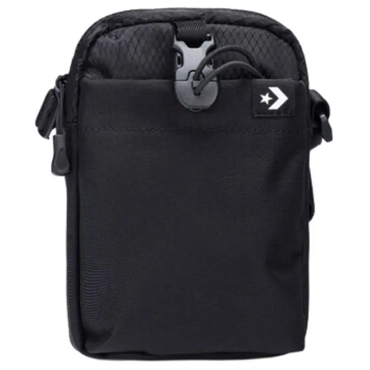 Converse Fashion Trend Nylon Shoulder Bag, Crossbody Bag Regular Unisex Black
