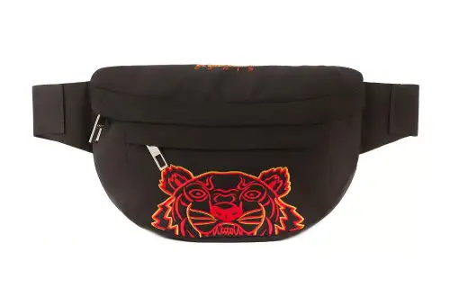 KENZO Polyester With Nylon Fanny Pack Regular Men's Black