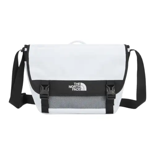 THE NORTH FACE 9L One Shoulder Crossbody Outdoor Bag Polyester White & Black Unisex
