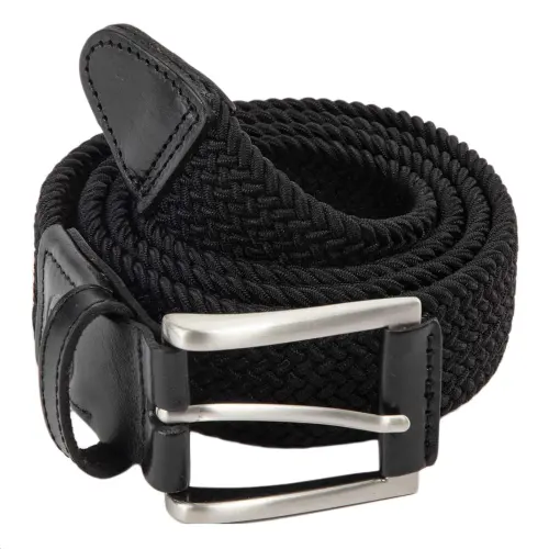 PUMA Textile, Rubber Leather Belts Men's Black/Light Gray/Dark Gray 