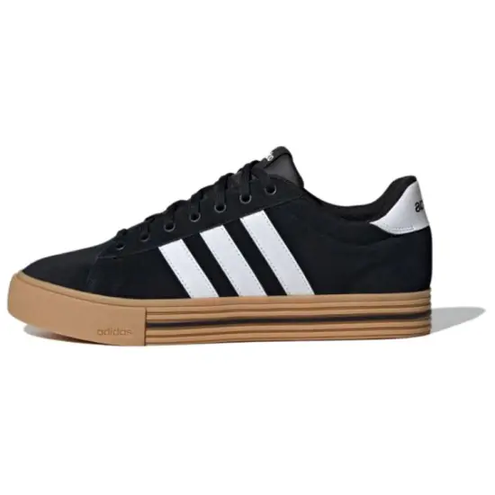 Adidas DAILY 4.0 Skateboard Shoes Unisex Low-Top Black White