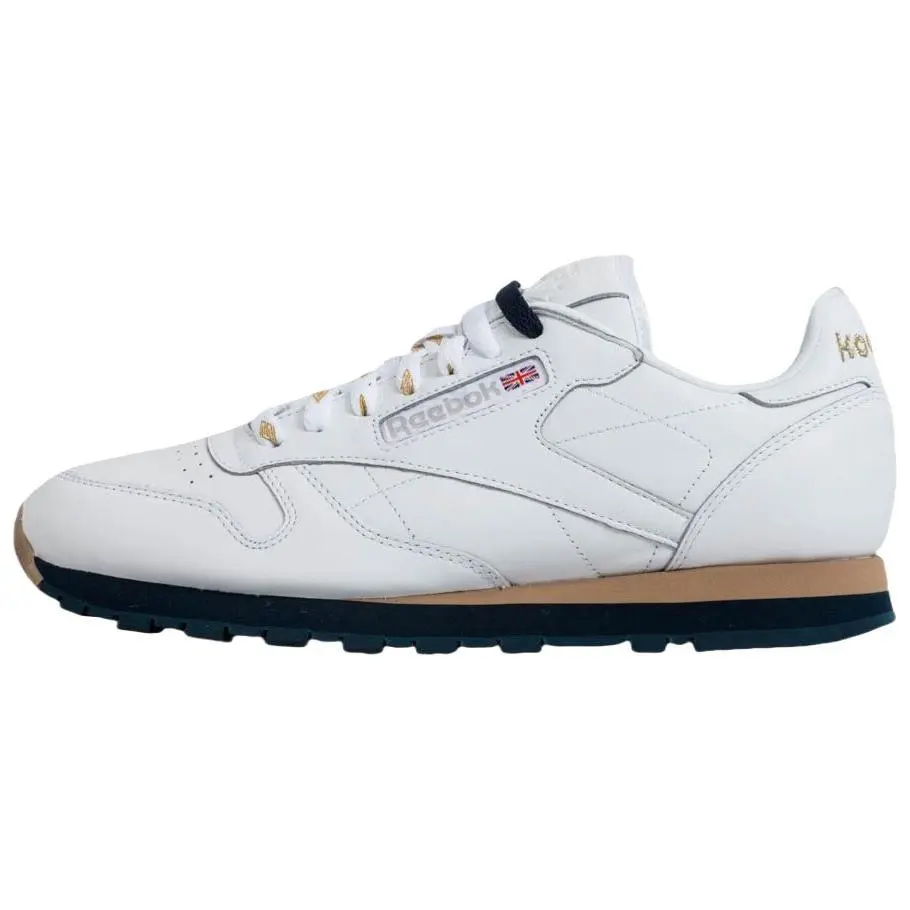 Beams x Reebok Classic Leather Low top Casual Shoes Men's White