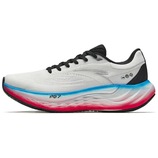 Anta Travel Step Slip-Resistant Low-Top Running Shoes Women's White Blue Red