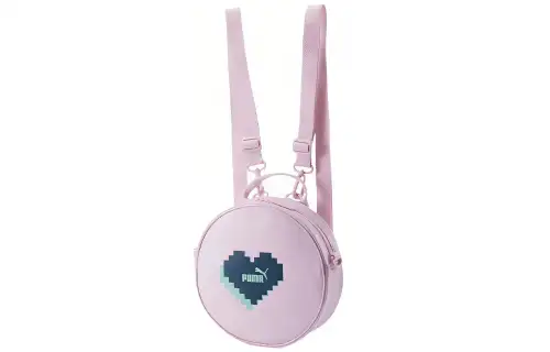 PUMA Polyester Round Bag Backpack Mini Women's Pink
