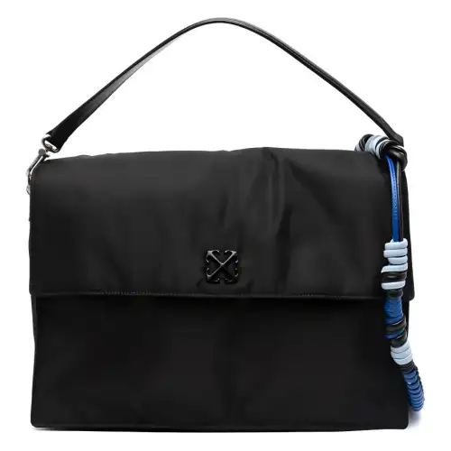 OFF WHITE Polyamide Shoulder Bag, Crossbody Bag, Handbag Men's Black
