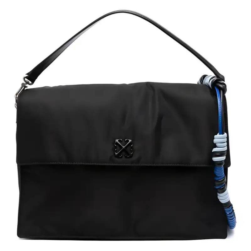 OFF WHITE Polyamide Shoulder Bag, Crossbody Bag, Handbag Men's Black