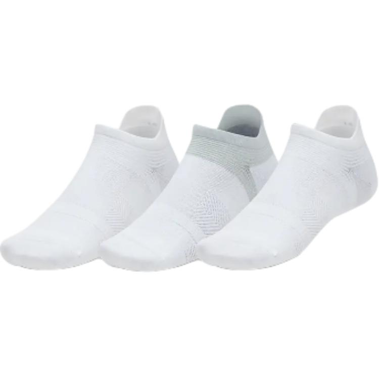 Under Armour Ankle Socks Unisex 3 Pack White