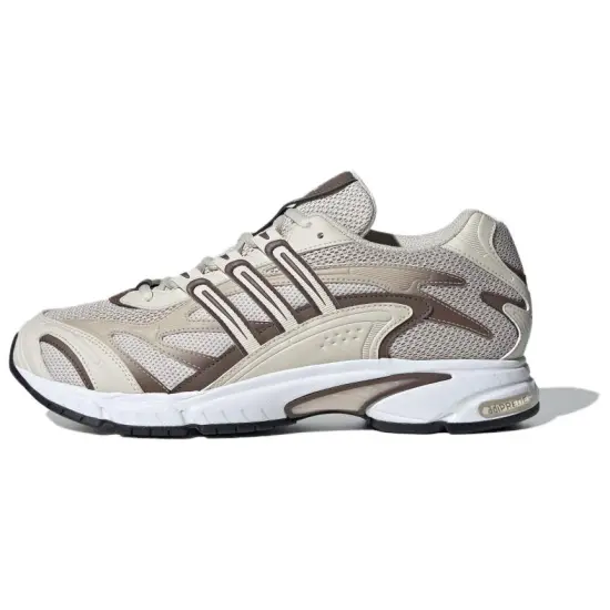 Adidas Temper Run 2.0 Anti Slip Wear Resistant Low Top Casual Shoes Unisex Brown Gray
