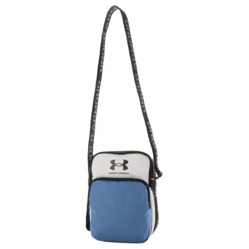 Under Armour Polyester Crossbody Bag, Shoulder Bag Unisex White Blue Multicolor