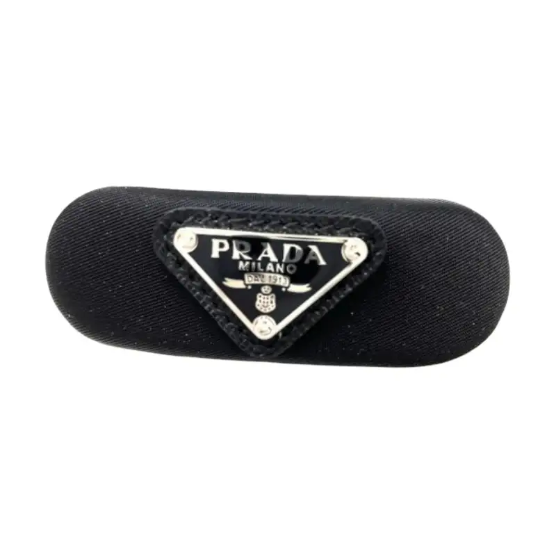 PRADA Metal Hair Clips Women's Black