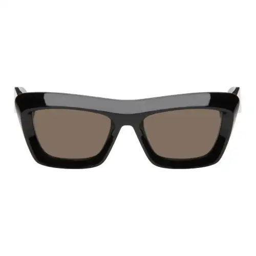 Bottega Veneta Recycled Acetate Square Sunglasses Unisex Black