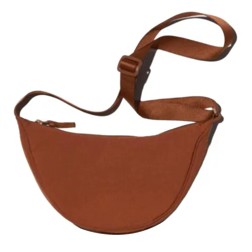 UNIQLO Nylon Crossbody Bag, Shoulder Bag Regular Women's Umber