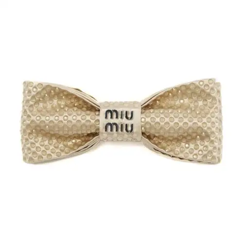 MIU MIU Hair Clips Women's Gold