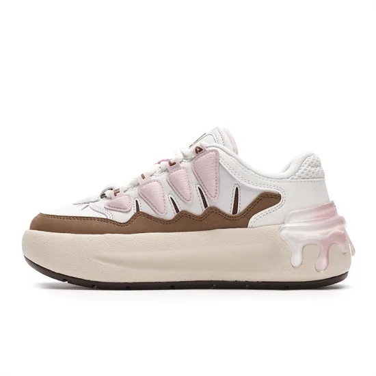 FILA CARROT 2 Slip Resistant Cushioning Abrasion Resistant Low Top Skateboard Shoes Women's White Brown