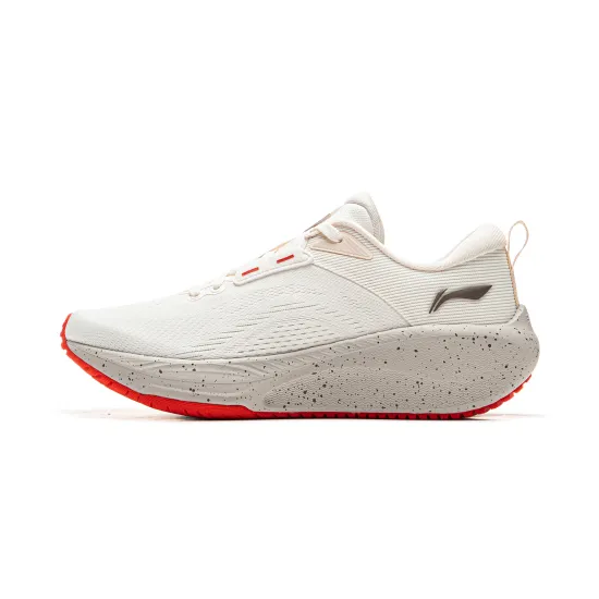 LiNing Wu Yi Lite 2.0 V2 Cushioned Anti Slip Wear Resistant Breathable Lightweight Low Top Running Shoes Women's Ivory