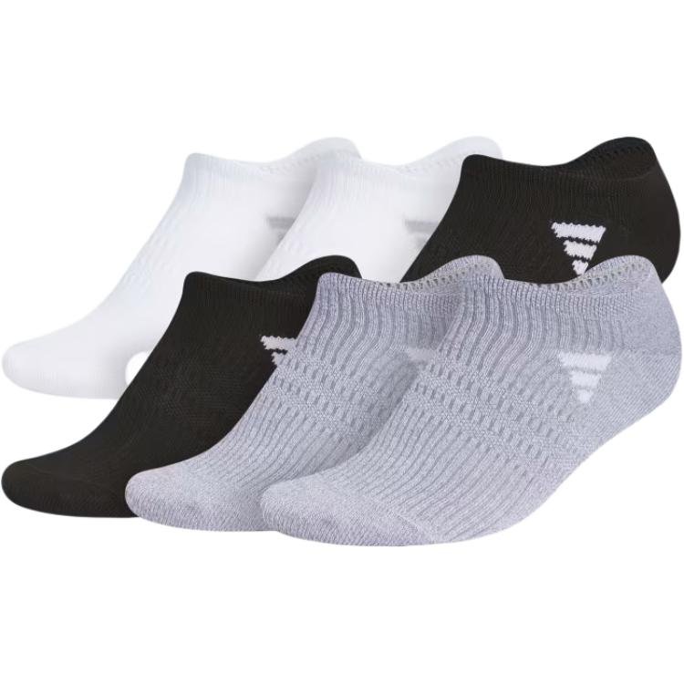 Adidas Free Shipping With AdiClub Superlite 3.0 6 Pack No Show Socks