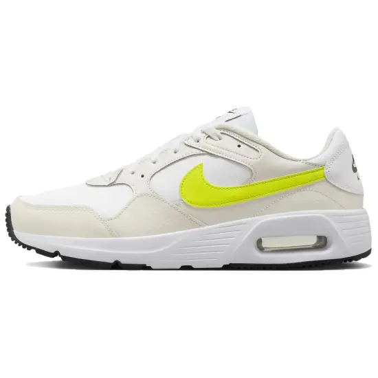 Nike Air Max SC Running Shoes Men Low-Top White Beige/Yellow