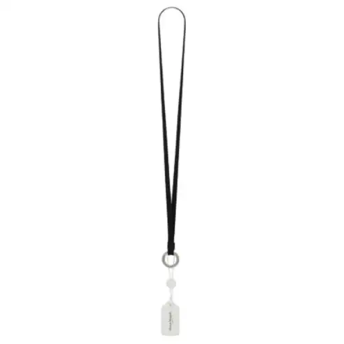 Maison Margiela Leather Keychains Men's Black