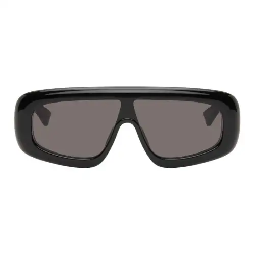 Bottega Veneta Recycled Acetate Aviator Sunglasses Men's Black